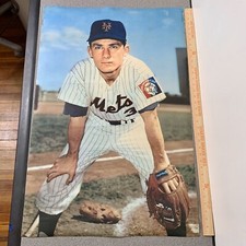 36x24 1968 New York Mets Bud Harrelson Poster Major League Posters Litho Japan