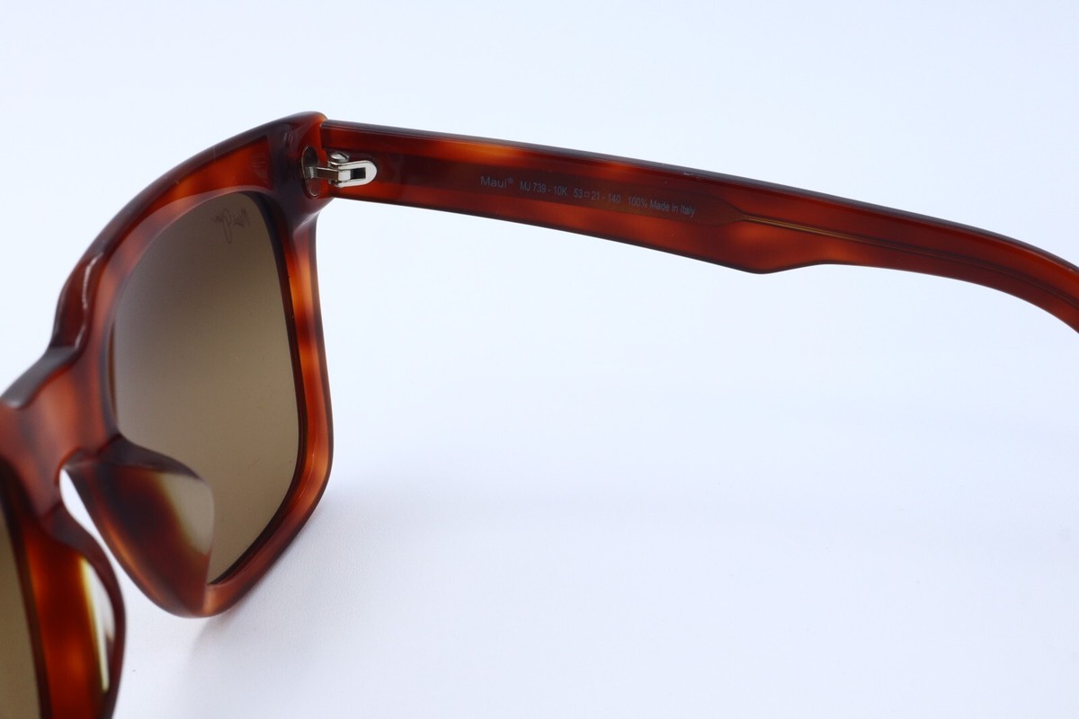 Maui Jim HELICONIA MJ 739-10K Tortoise Polarized Sunglasses  display picture 2
