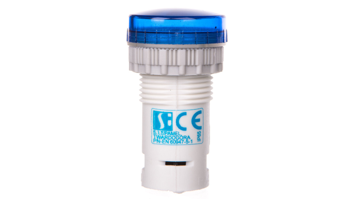Compact blue lamp PK22-LN-230-LED-AC /T2UK