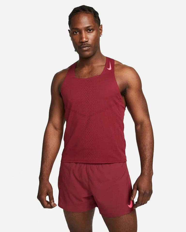 nike men's team run singlet