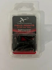CARBON EXPRESS FIELD POINTS 21/64" O.D. 125gr Pack Of 12 TIPS NEW 55905