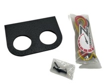 Auto Gage Universal Dual Gauge Meter Mount 1-12 Pod Black