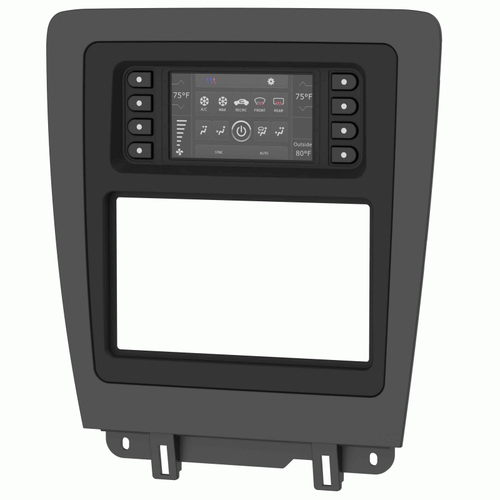 2010-2014 FORD MUSTANG DOUBLE DIN CAR RADIO STEREO DASH KIT TOUCHSCREEN CLIMATE - Picture 6 of 8