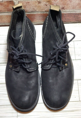Hip Oppotamus Men’s Ankle boot Size 10 Black Leather Hippopotamus Boots Casual Everyday Comfortable  main image 2