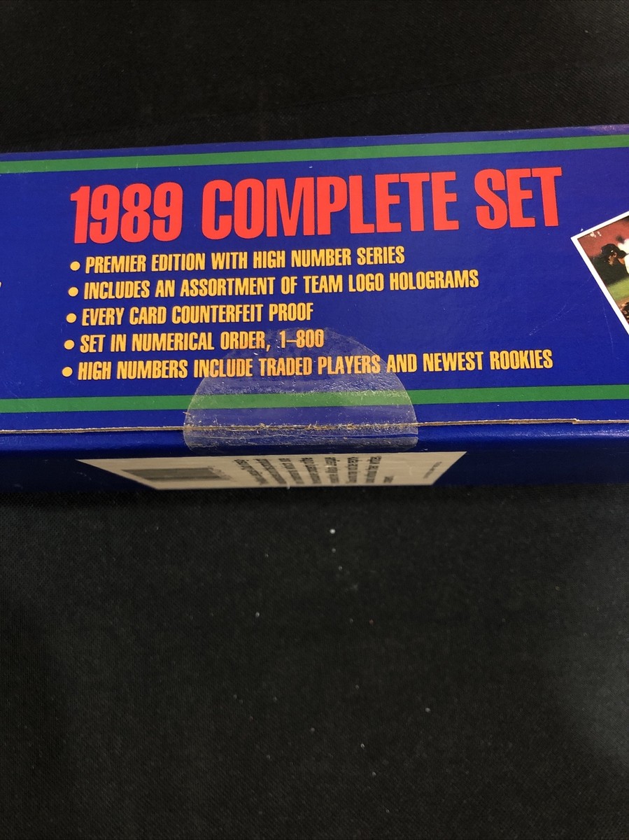 1989 UPPER DECK BASEBALL COMPLETE FACTORY SEALED SET - Ken Griffey