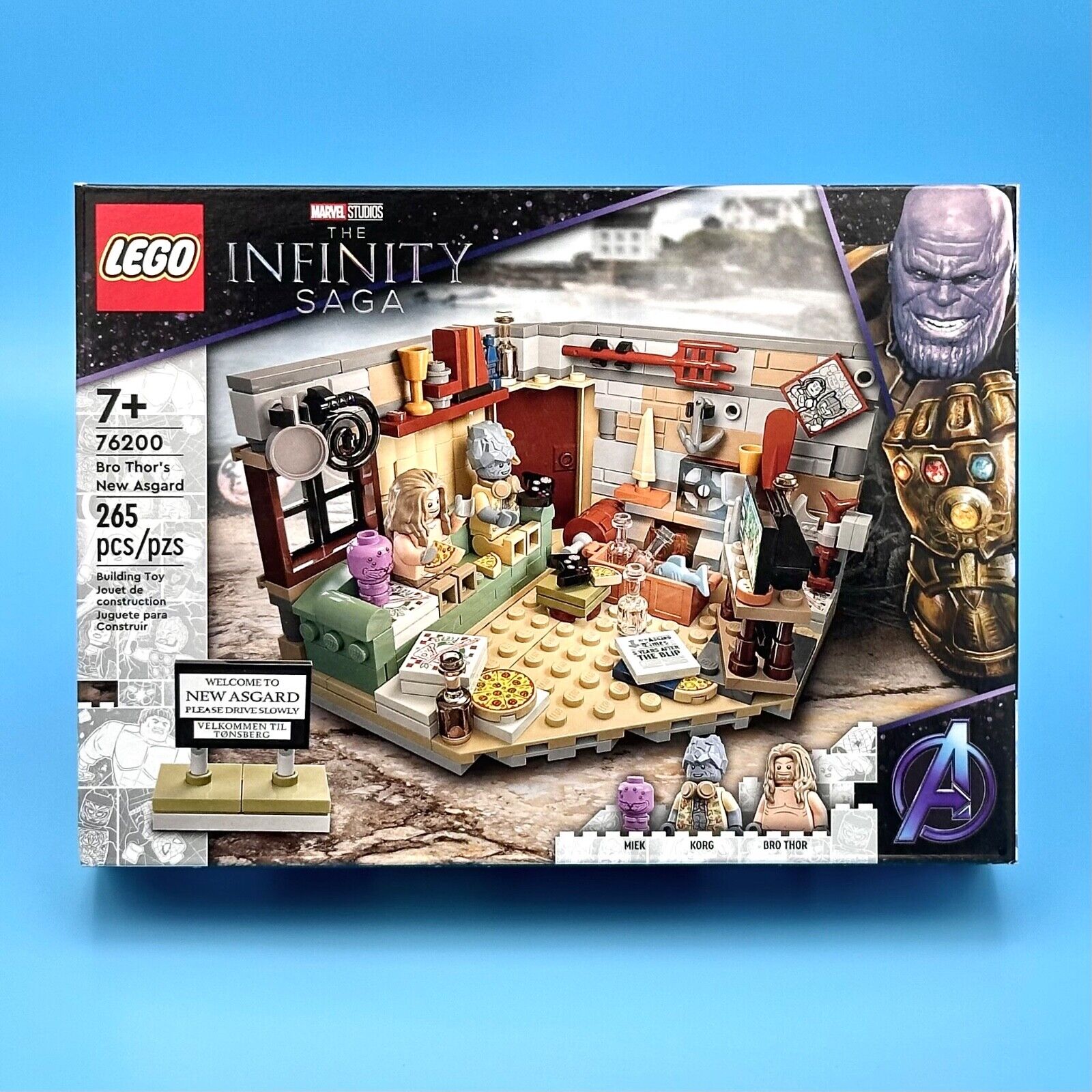 LEGO Marvel The Infinity Saga Bro Thor's New Asgard (76200) Fat Thor Minifigure