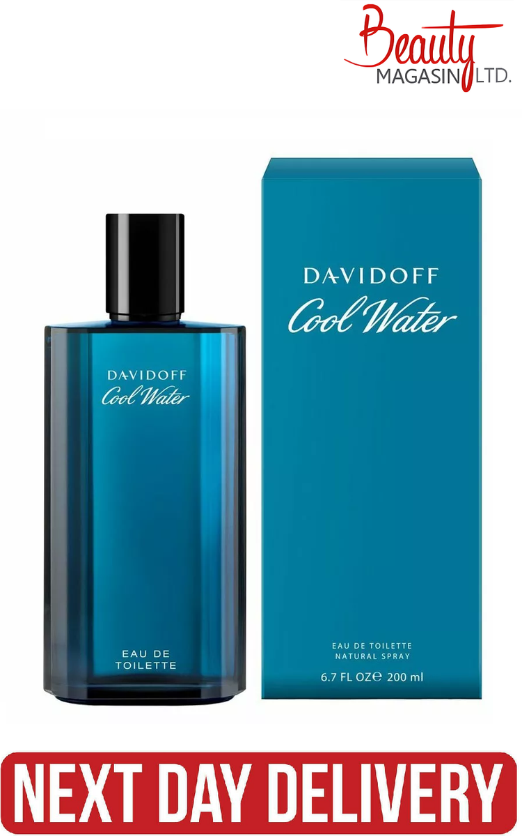 Davidoff Cool Water EDT MEN 200ml BRAND NEW WITH BOX NEXT DAY