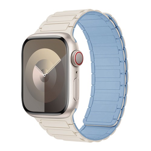 Magnetyczny pasek sportowy do Apple Watch Ultra 2 10 9 8 7 6 5 38-49MM silikonowy pasek - Zdjęcie 21 z 40