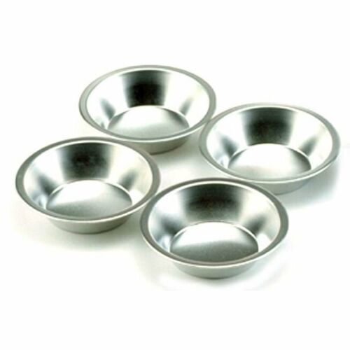 8 Stück Mini-Tarteformen, 7,6 Cm, Mit Abnehmbarem Boden, Antihaftbeschichtet – Aus Carbonstahl, Schwarz