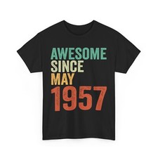 Legend Since May 1957 T-Shirt, Vintage 68 Years Old 68th Birthday Gift T-shirt
