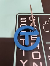 scotty cameron gallery circle t key fob blue       