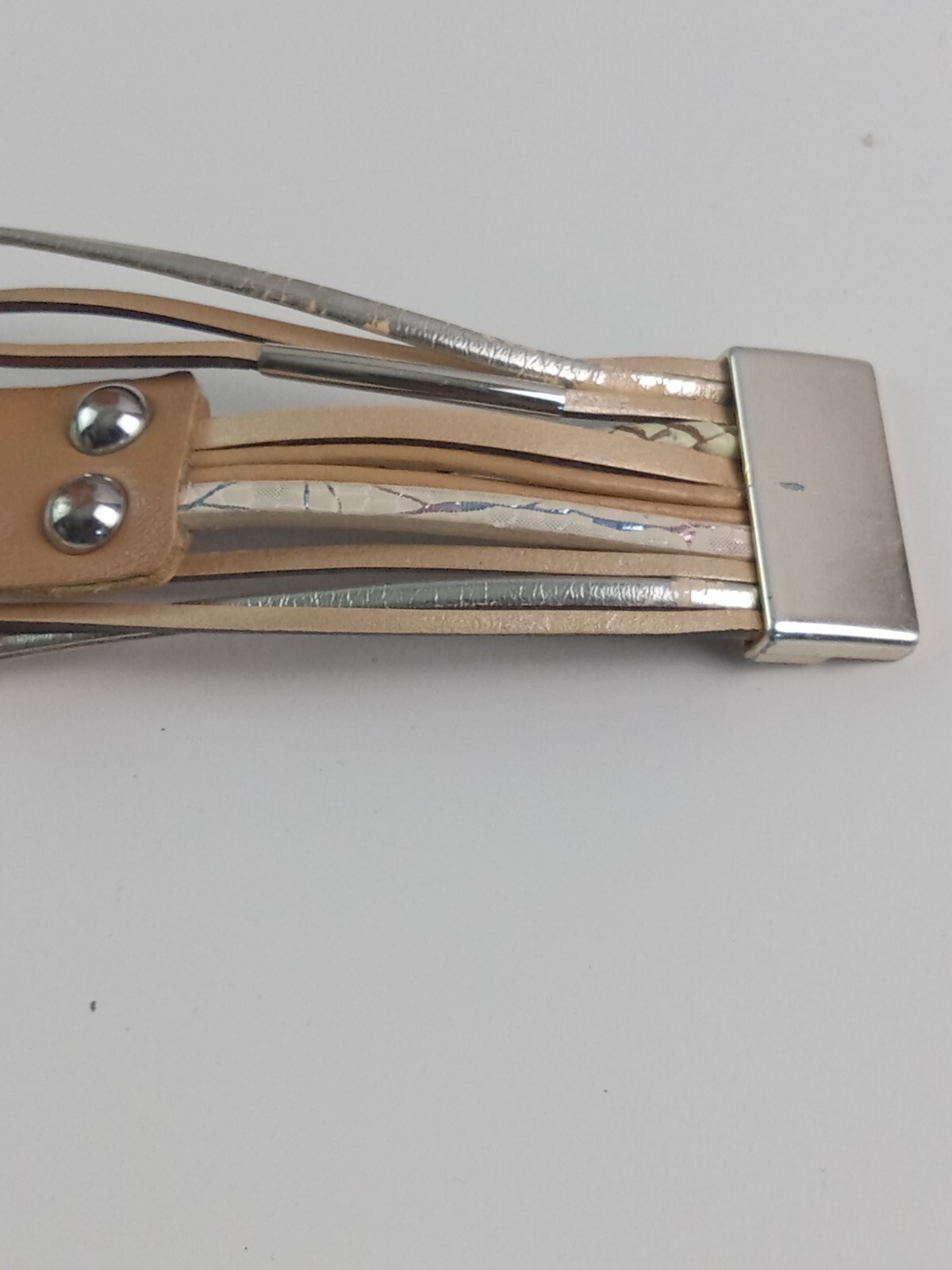 Multi-Layer Leather Wrap Bracelet Compatible With… - image 9