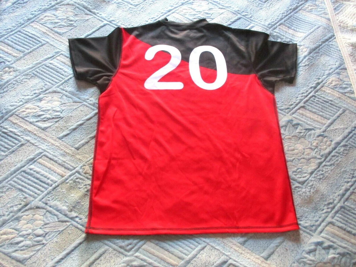 MAILLOT RUGBY STADE TOULOUSAIN noir NIKE coton PEUGEOT vintage rare L