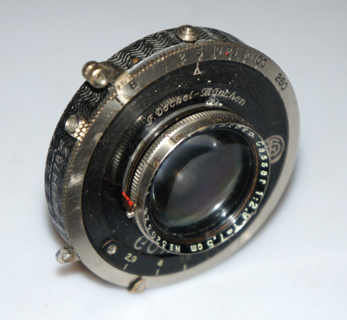 FAST MEDIUM FORMAT STEINHEIL CASSAR 7.5 cm F2.9 Covers 6x9 cm | eBay