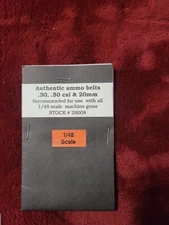 true detial authentic ammo belts .30, .50 & 20mm Stock 26008