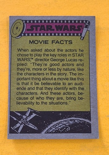 1977 TOPPS STAR WARS SERIES (1-66) YOU PICK COMPLETE YOUR SET VARIOUS CONDITIONS - Picture 81 of 239