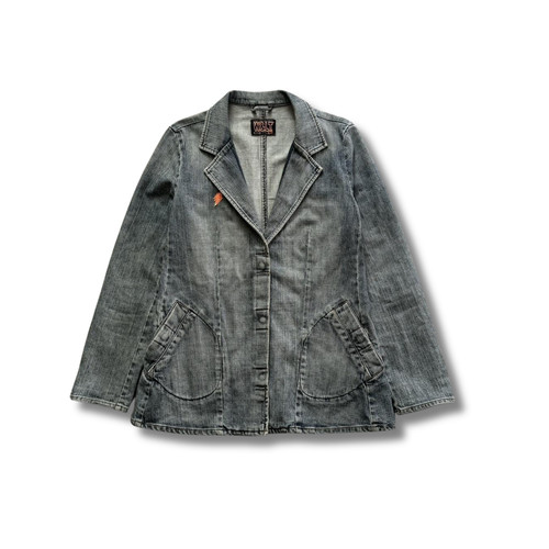 Walter Van Beirendonck, Giacca denim donna vintage W&L.T Walter Van Beirendonck 38