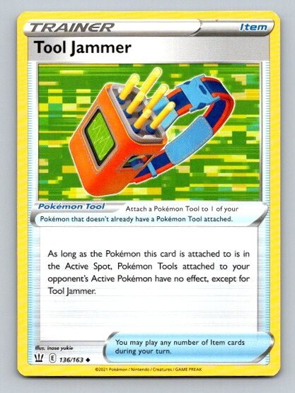 2021 Pokemon Card Battle Styles Tool Jammer 136/163