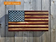 American wooden flag Handmade Rustic Air Force 100% Made Of Natural Solid Gift
