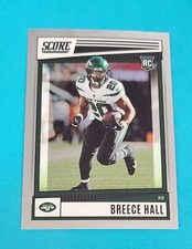 2022 Chronicles Score Premium Rookies #SP-330 Breece Hall Jets FOOTBALL Card 5D