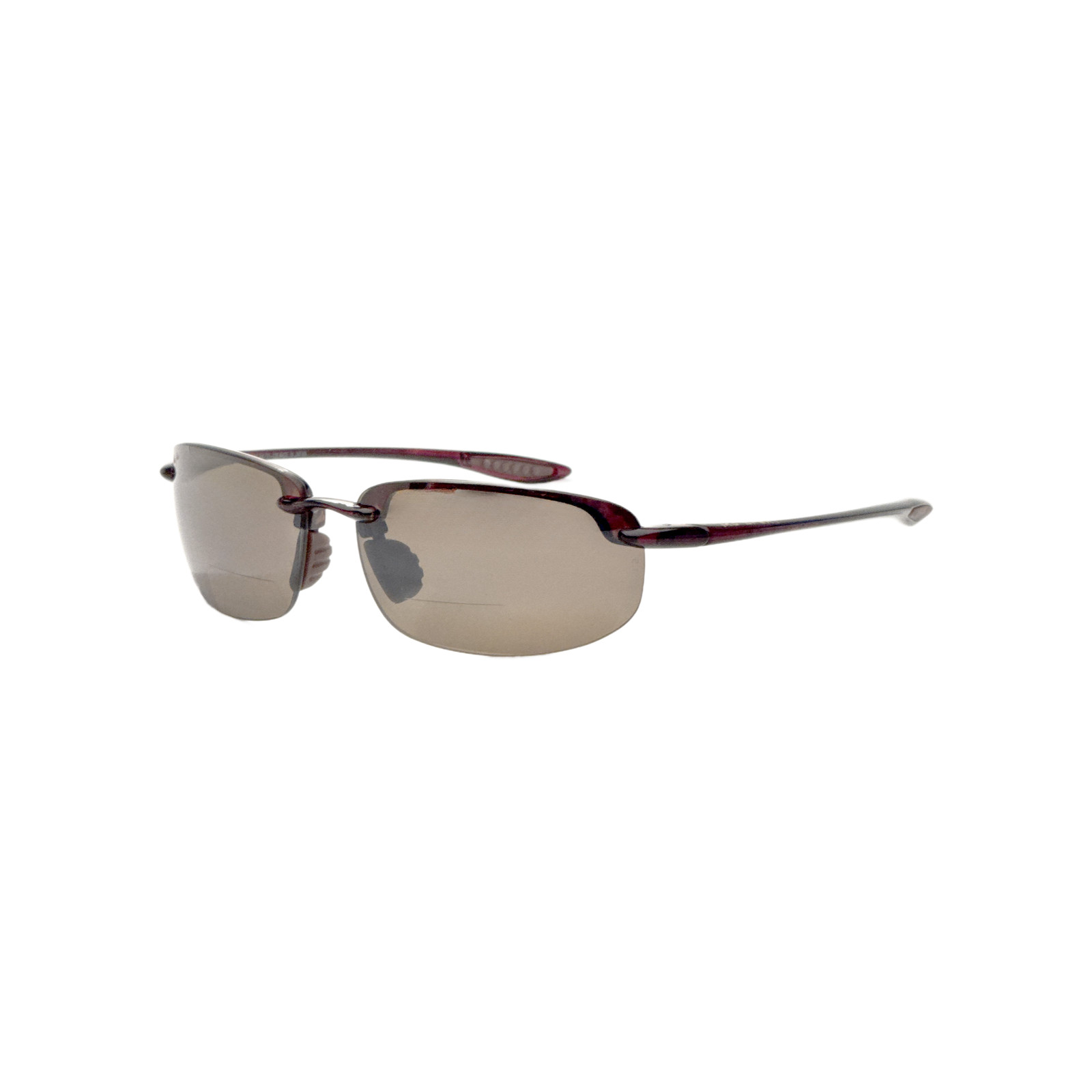 Мужские солнцезащитные очки Maui Jim Hookipa 57 мм коричневого цвета MJ0407SA-009
