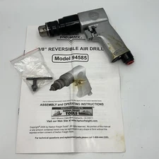 CENTRAL PNEUMATIC 3/8" REVERSIBLE PEUMATIC AIR DRILL # 94585
