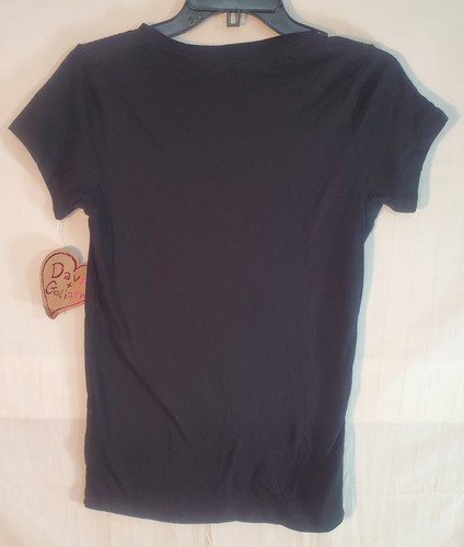 *"Santa Is My Sugar Daddy" David + Goliath Women's Large Black Shirt New Tag - Picture 4 of 5