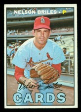 1967 Topps #404 Nelson Briles - NM