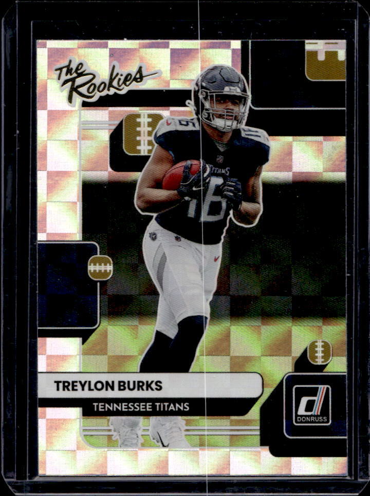 2022 Donruss Treylon Burks The Rookies RC #TR-12 Titans
