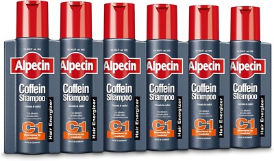 ALPECIN CAFFEINE SHAMPOO C1 ANTI-FALL ENERGIZING 6x250ML WEAK HAIR