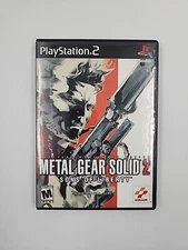 Metal Gear Solid 2 Sons of Liberty PS2 PlayStation 2 Complete CIB