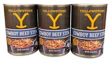 Yellowstone Cowboy Beef Stew 15 oz (3 Pack)
