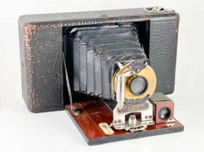 No. 4 ANSCO Model C Folding Bellows Accordion Camera Anthony
