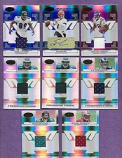 2006 Leaf Certified Materials Football Lot of 8 Freshman Fabric New Generation