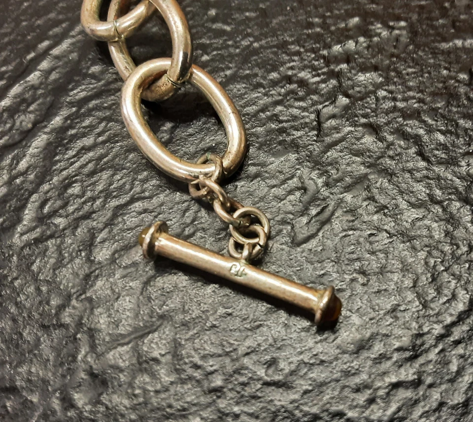 Grueso Ralph Lauren Line (RLL) Cierre de palanca Collar Materiales mixtos Firmado Y2K Foto 4 de 4