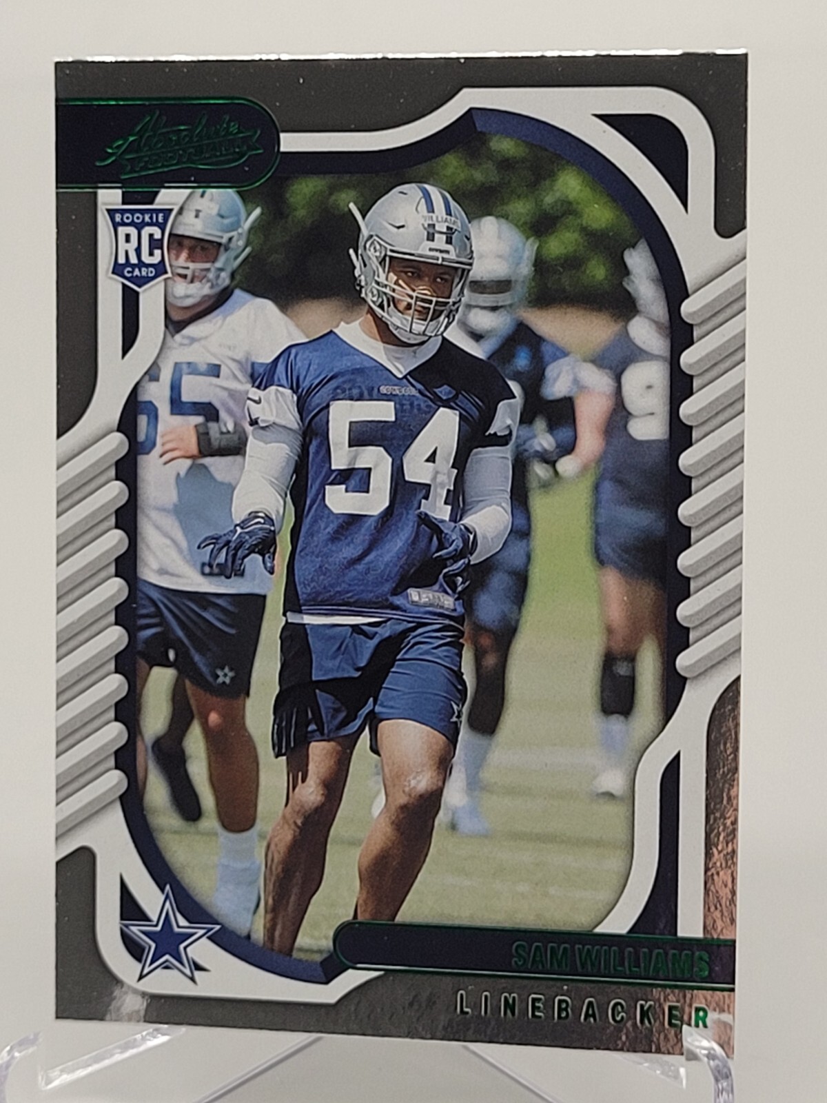 2022 PANINI ABSOLUTE SAM WILLIAMS EMERALD BASE ROOKIE CARD DALLAS COWBOYS NFL