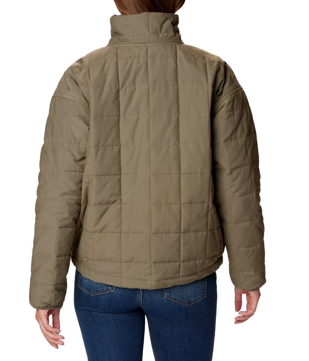 COLUMBIA Women's Chatfield Hill II Puffer Jacket sz L Large Olive