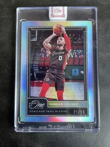 2020-21 Panini One And One Damian Lillard Silver #/99 Portland Trailblazers SP🔥