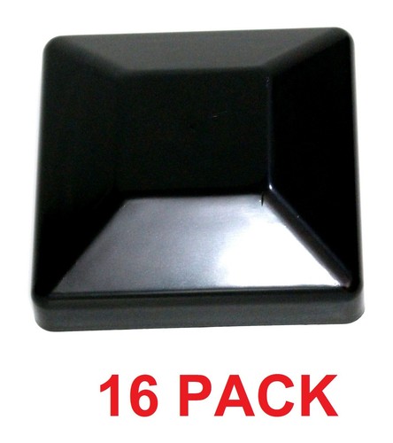 Plastic Fence Post Black Caps 4X4 (3 5/8") Bulk Pack DISCOUNTS + FREE SHIPPING - Picture 25 of 33