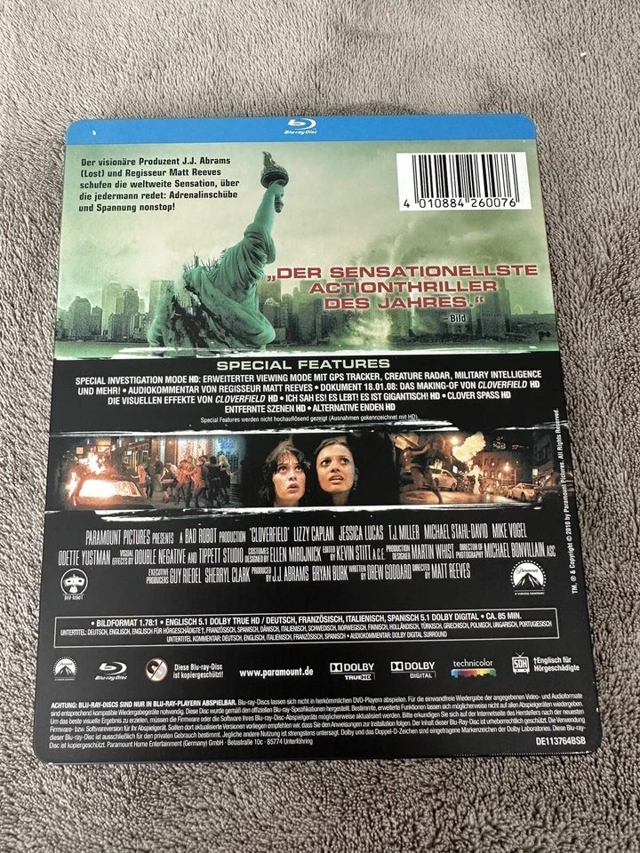Cloverfield Steelbook L/N! HTF! RARE! OOP - Image 2 of 4