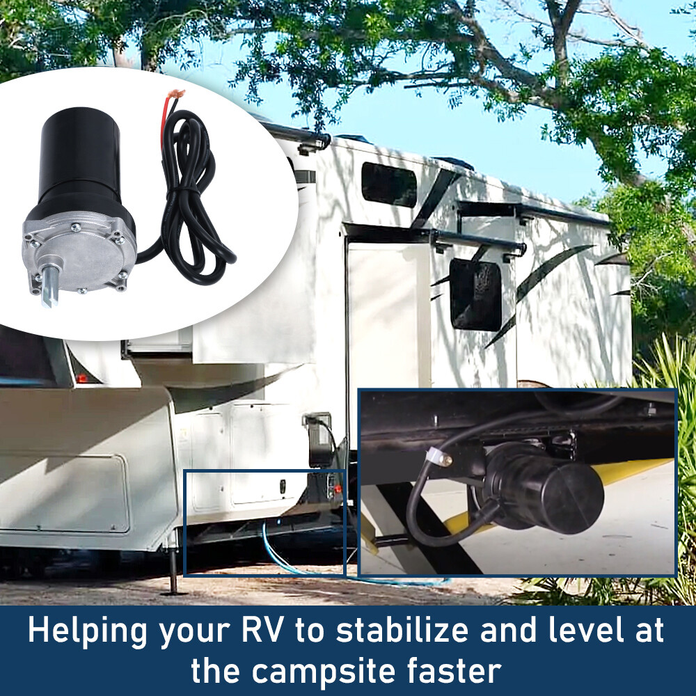 Lippert Components RV Electric Rear Stabilizer Jack Motor 138445 113407