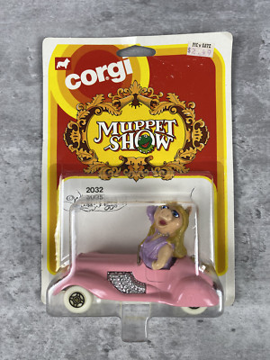 Vintage 1979 Corgi Muppet Show Miss Piggy #2032 Vehicle Original Package RARE