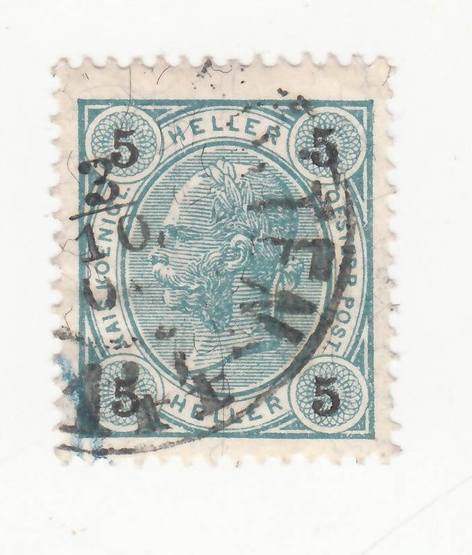 Austria 1899. Emperor Franz Josef I. 5 heller. Sc# 73. Used