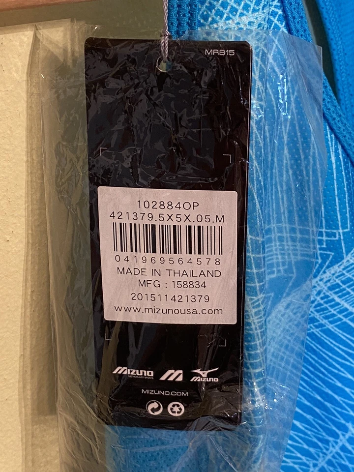 NUEVA Camiseta sin mangas Mizuno para mujer talla M azul correr entrenamiento yoga rendimiento deportivo Foto 3 de 4
