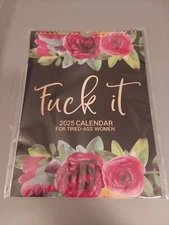 NEW Adult Calendar Profanity 12 Month 2025 Spiral Bound 8.5” X 11”