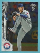 2020 Topps Chrome Ben Baller Baseball Corey Kluber Rangers Yankees #41
