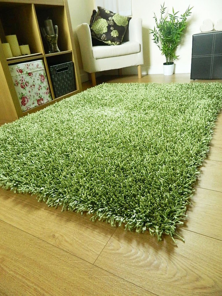 New Modern Colourful Silky Strands Spaghetti Shaggy Rug Runners | eBay