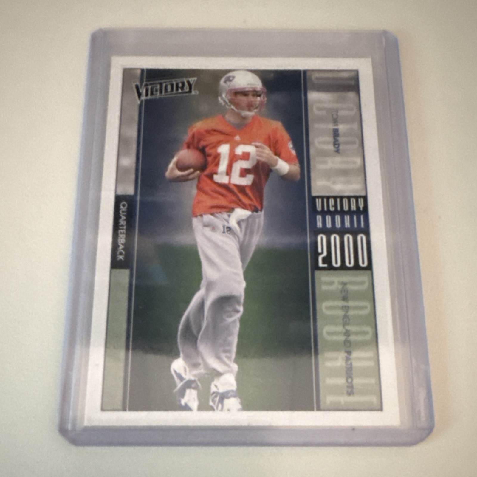 2000 Upper Deck Victory Rookie Tom Brady #326 New England Patriots Football