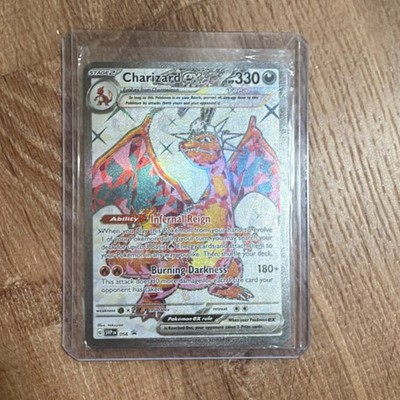 Pokémon Charizard Base Set 4/102 Holo Rare Stage 2 120HP 100 Attack Card