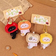 Cute Plush Cat Keychain Couple Keyring Soft Kitten Bag Charm Car Pendant Gift Pa